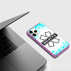 Чехол iPhone 11 Pro матовый NILETTO, цвет: 3D-фиолетовый — фото 2