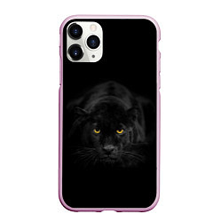 Чехол iPhone 11 Pro матовый Пантера, цвет: 3D-розовый