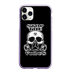 Чехол iPhone 11 Pro матовый Stop The Virus