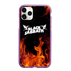 Чехол iPhone 11 Pro матовый Black Sabbath, цвет: 3D-фиолетовый