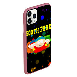 Чехол iPhone 11 Pro матовый South Park, цвет: 3D-малиновый — фото 2