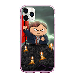 Чехол iPhone 11 Pro матовый Eric Cartman, цвет: 3D-розовый