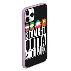 Чехол iPhone 11 Pro матовый South Park, цвет: 3D-сиреневый — фото 2