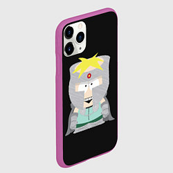 Чехол iPhone 11 Pro матовый Batters, цвет: 3D-фиолетовый — фото 2