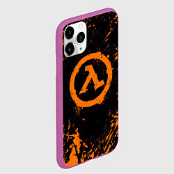 Чехол iPhone 11 Pro матовый HALF-LIFE, цвет: 3D-фиолетовый — фото 2