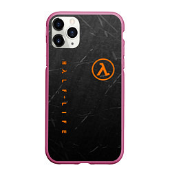 Чехол iPhone 11 Pro матовый HALF-LIFE, цвет: 3D-малиновый