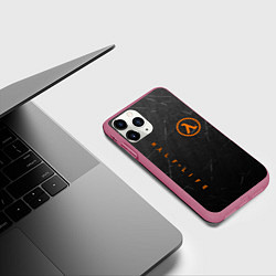 Чехол iPhone 11 Pro матовый HALF-LIFE, цвет: 3D-малиновый — фото 2