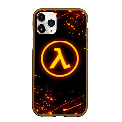 Чехол iPhone 11 Pro матовый HALF-LIFE 3, цвет: 3D-коричневый