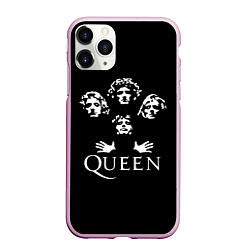 Чехол iPhone 11 Pro матовый QUEEN, цвет: 3D-розовый