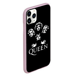 Чехол iPhone 11 Pro матовый QUEEN, цвет: 3D-розовый — фото 2