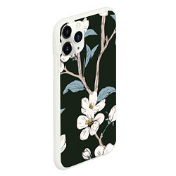 Чехол iPhone 11 Pro матовый САКУРА, цвет: 3D-белый — фото 2