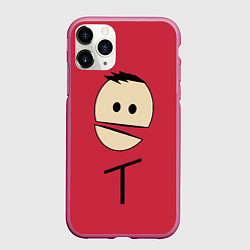 Чехол iPhone 11 Pro матовый South Park Терренс Косплей, цвет: 3D-малиновый