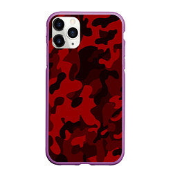 Чехол iPhone 11 Pro матовый RED MILITARY