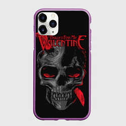 Чехол iPhone 11 Pro матовый Bullet For My Valentine, цвет: 3D-фиолетовый