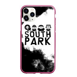 Чехол iPhone 11 Pro матовый South Park, цвет: 3D-малиновый