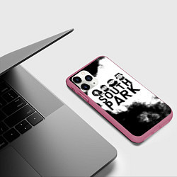 Чехол iPhone 11 Pro матовый South Park, цвет: 3D-малиновый — фото 2