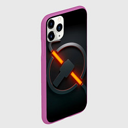 Чехол iPhone 11 Pro матовый HALF-LIFE, цвет: 3D-фиолетовый — фото 2