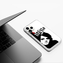 Чехол iPhone 11 Pro матовый MCR, цвет: 3D-белый — фото 2