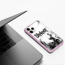 Чехол iPhone 11 Pro матовый SLIPKNOT, цвет: 3D-розовый — фото 2