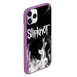 Чехол iPhone 11 Pro матовый SLIPKNOT, цвет: 3D-фиолетовый — фото 2