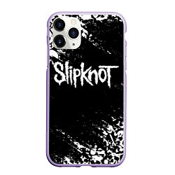 Чехол iPhone 11 Pro матовый SLIPKNOT, цвет: 3D-светло-сиреневый