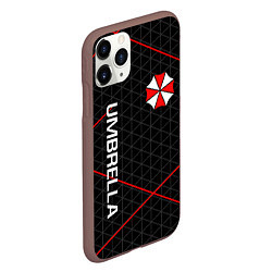 Чехол iPhone 11 Pro матовый UMBRELLA CORP, цвет: 3D-коричневый — фото 2