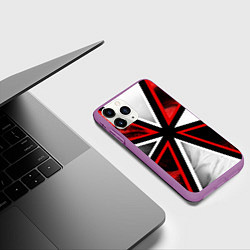 Чехол iPhone 11 Pro матовый UMBRELLA CORP, цвет: 3D-фиолетовый — фото 2