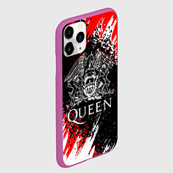 Чехол iPhone 11 Pro матовый QUEEN, цвет: 3D-фиолетовый — фото 2