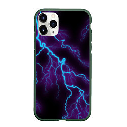 Чехол iPhone 11 Pro матовый МОЛНИЯ