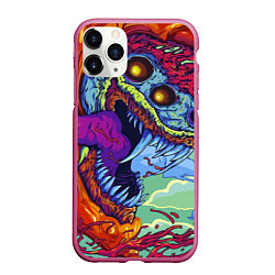 Чехол iPhone 11 Pro матовый HYPERBEAST, цвет: 3D-малиновый