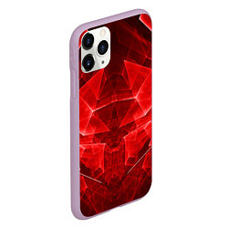 Чехол iPhone 11 Pro матовый КРАСНАЯ БРОНЯ, цвет: 3D-сиреневый — фото 2