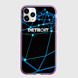 Чехол iPhone 11 Pro матовый Detroit:Become Human, цвет: 3D-фиолетовый