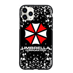 Чехол iPhone 11 Pro матовый Umbrella Corporation, цвет: 3D-черный