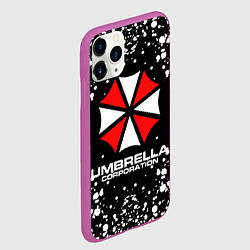Чехол iPhone 11 Pro матовый Umbrella Corporation, цвет: 3D-фиолетовый — фото 2