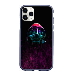 Чехол iPhone 11 Pro матовый Эпидемия, цвет: 3D-серый