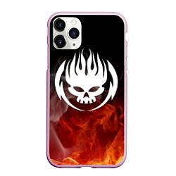 Чехол iPhone 11 Pro матовый THE OFFSPRING, цвет: 3D-розовый