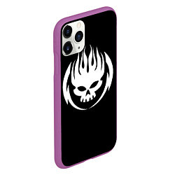 Чехол iPhone 11 Pro матовый THE OFFSPRING, цвет: 3D-фиолетовый — фото 2