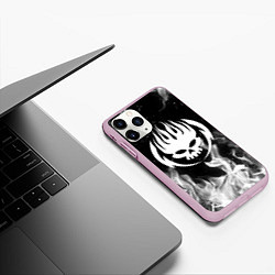 Чехол iPhone 11 Pro матовый THE OFFSPRING, цвет: 3D-розовый — фото 2