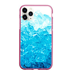 Чехол iPhone 11 Pro матовый Лёд, цвет: 3D-малиновый