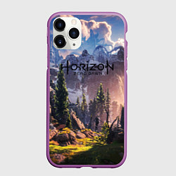 Чехол iPhone 11 Pro матовый Horizon Zero Dawn, цвет: 3D-фиолетовый