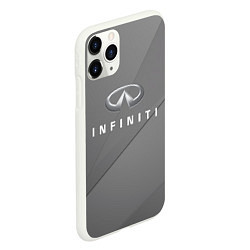 Чехол iPhone 11 Pro матовый Infiniti, цвет: 3D-белый — фото 2