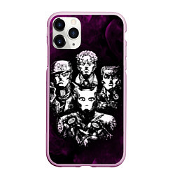 Чехол iPhone 11 Pro матовый JOJOS BIZARRE ADVENTURE, цвет: 3D-розовый