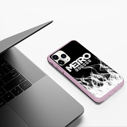 Чехол iPhone 11 Pro матовый METRO EXODUS, цвет: 3D-розовый — фото 2