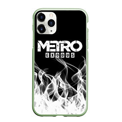 Чехол iPhone 11 Pro матовый METRO EXODUS, цвет: 3D-салатовый