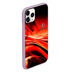 Чехол iPhone 11 Pro матовый LEXUS, цвет: 3D-сиреневый — фото 2