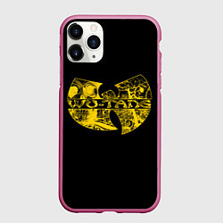 Чехол iPhone 11 Pro матовый Wu-Tang Clan, цвет: 3D-малиновый