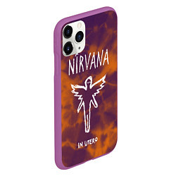 Чехол iPhone 11 Pro матовый NIRVANA, цвет: 3D-фиолетовый — фото 2