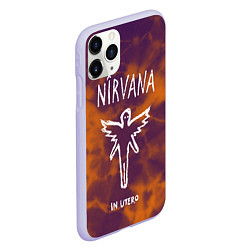 Чехол iPhone 11 Pro матовый NIRVANA, цвет: 3D-светло-сиреневый — фото 2