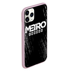 Чехол iPhone 11 Pro матовый METRO EXODUS, цвет: 3D-розовый — фото 2