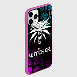 Чехол iPhone 11 Pro матовый ВЕДЬМАК, цвет: 3D-фиолетовый — фото 2